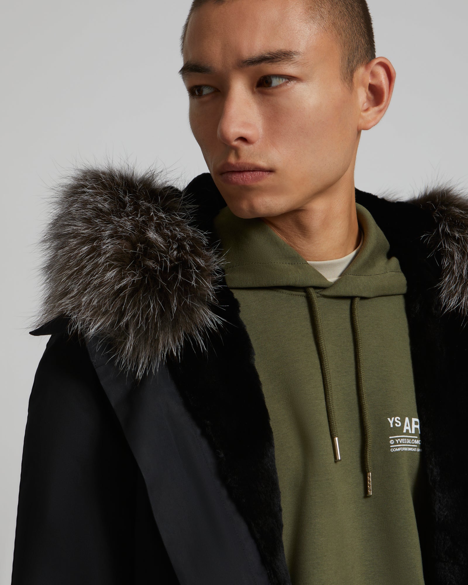 Yves salomon sale mens parka