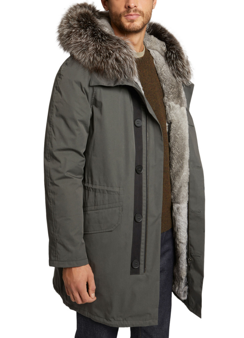 Yves Salomon Men Iconic Parka