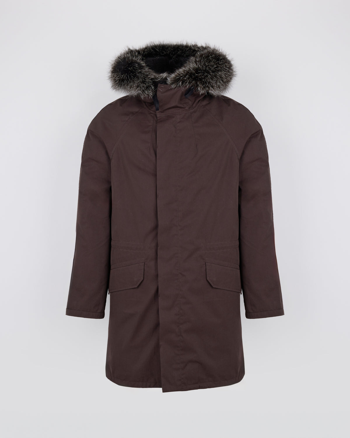 Iconic parka in technical cotton with fox and rabbit fur - Yves Salomon - New Fall/Winter Collection
