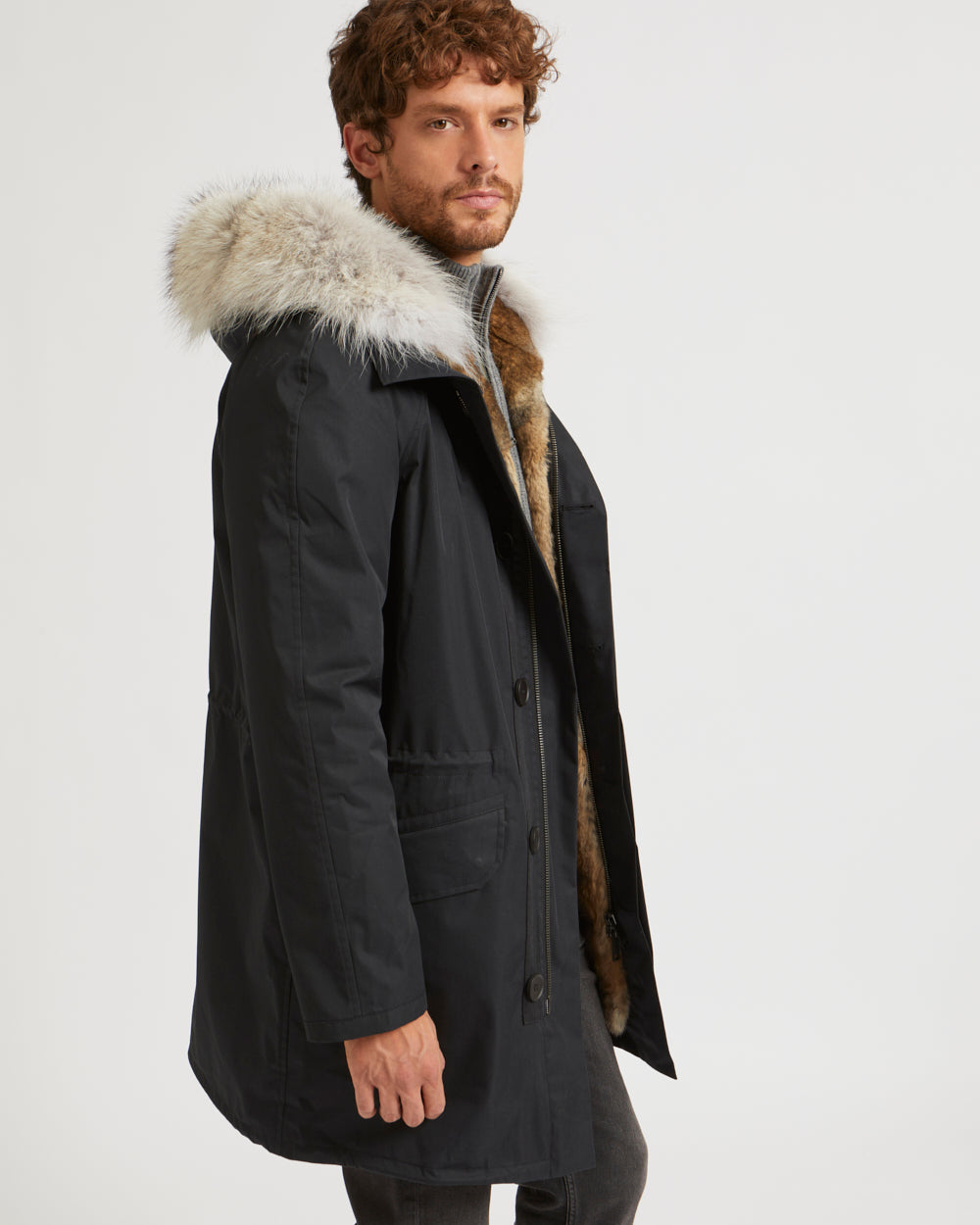 Yves salomon clearance parka men