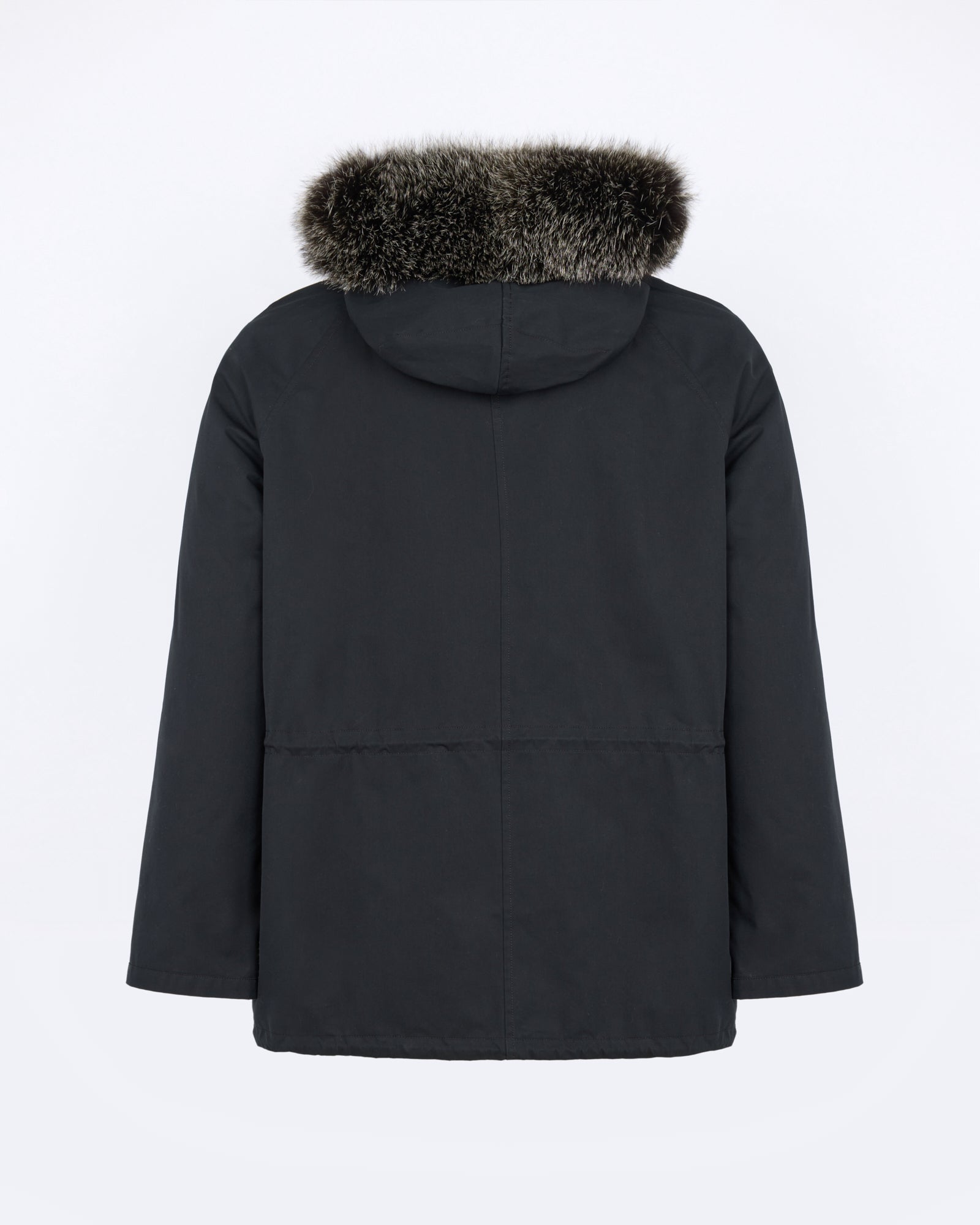 Short iconic parka in waterproof cotton blend with fox and rabbit fur - Yves Salomon - New Fall/Winter Collection