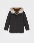 Iconic short parka with coyote fur hood