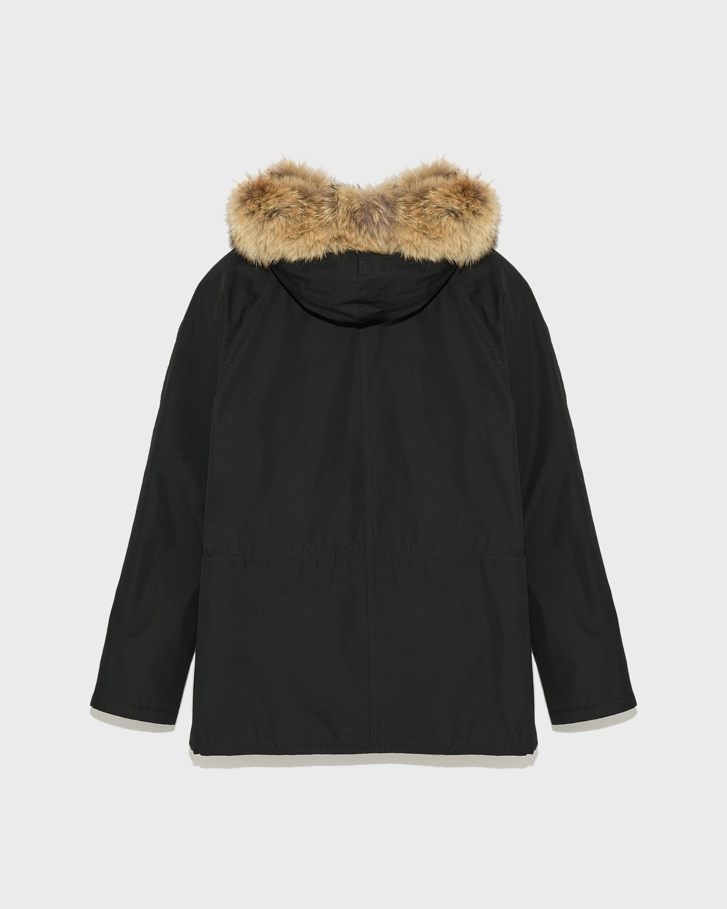 Winter sale & boxing day Yves Salomon -Short Iconic parka in technical cotton and coyote and rabbit fur