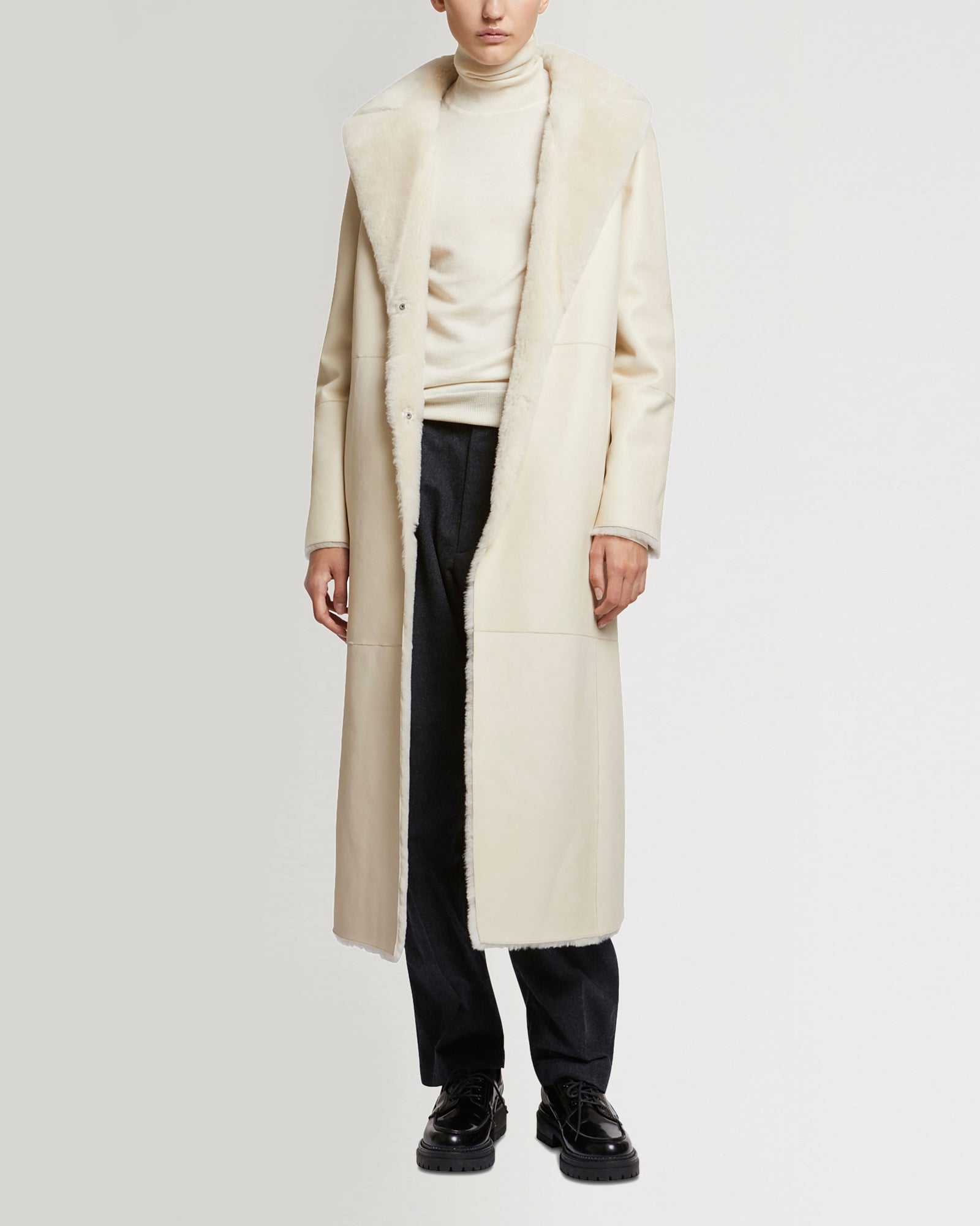 LAUBE BLANC Belted Chester coat ローブブラン Belted Chester coat – L'AUBE BLANC