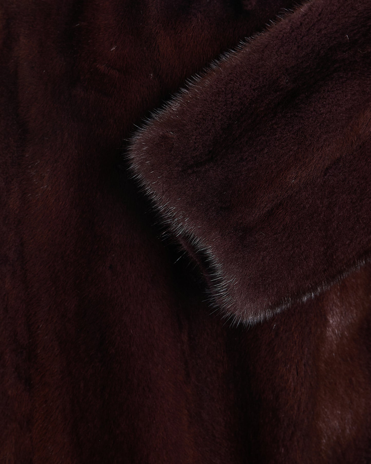 Long reversible belted shearling coat