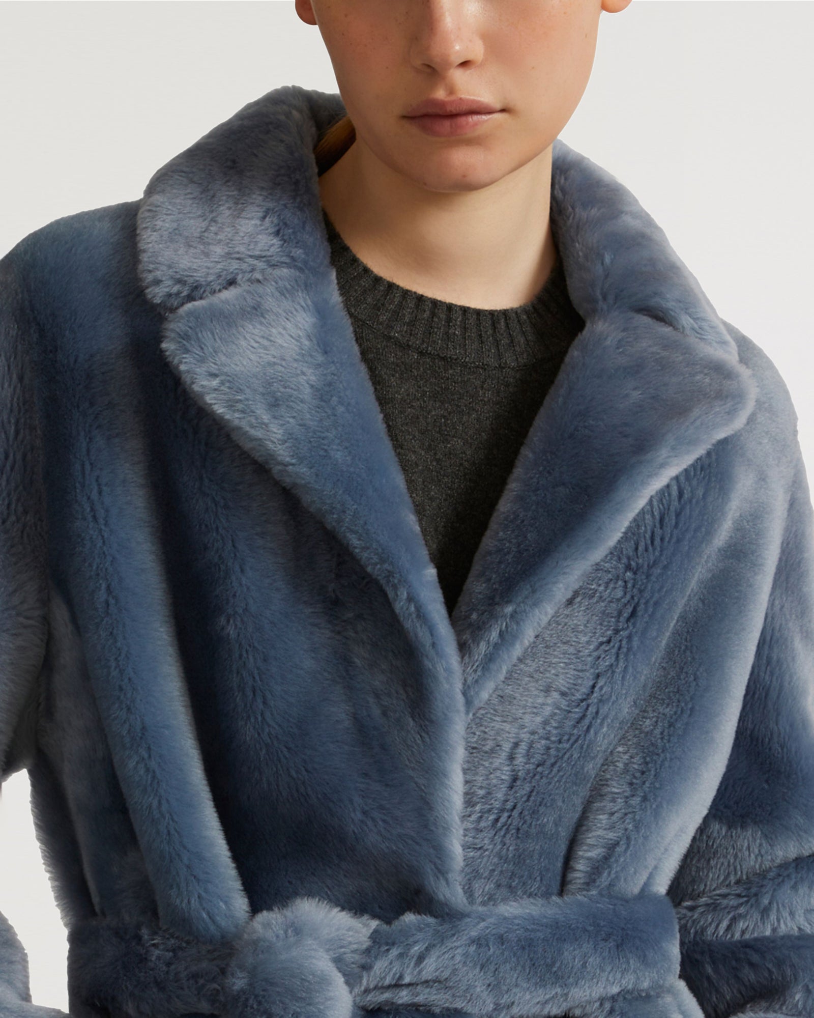 【PORTERNA】Harmo belted shearling long coat PORTERNA】Harmo belted shearling long coat (PORTERNA/コート