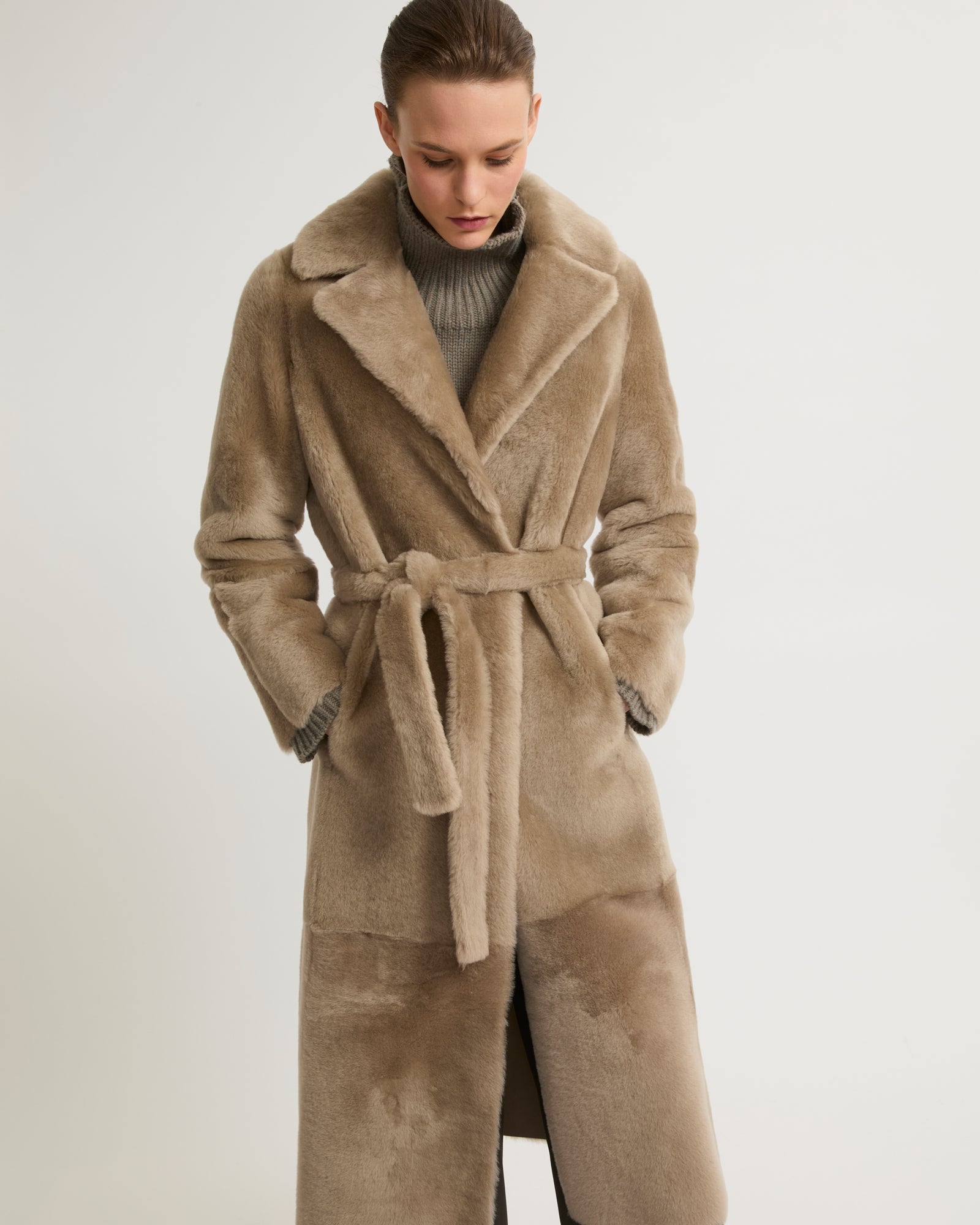 Women s shearling coats Yves Salomon Paris Yves Salomon US