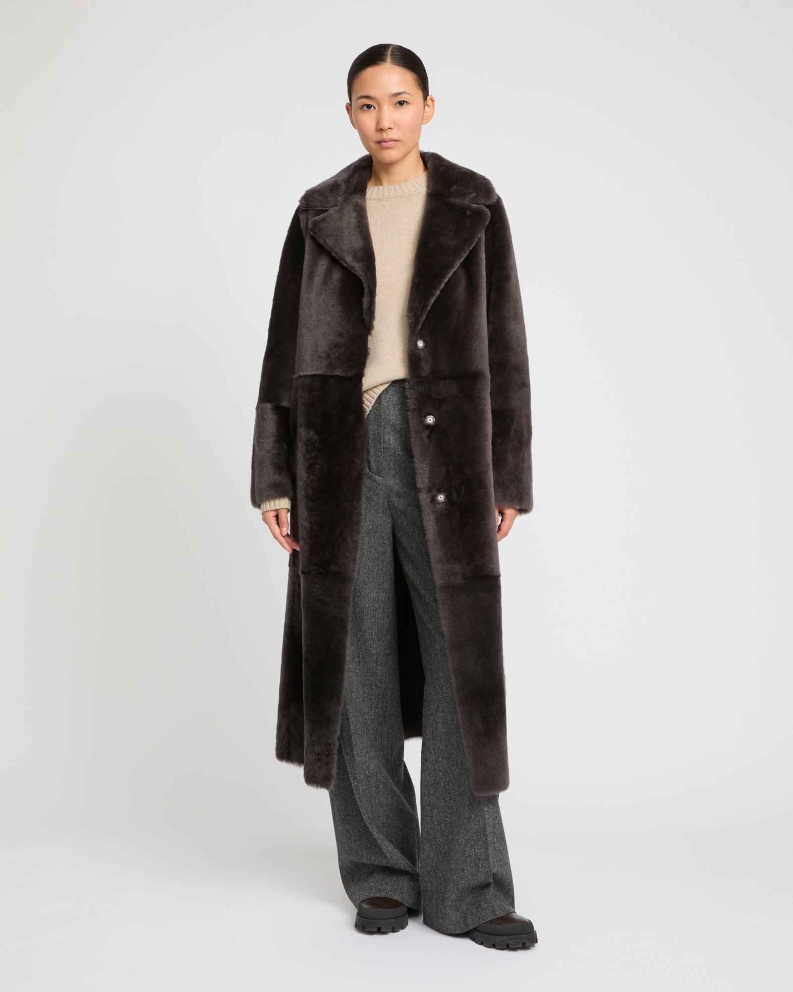 Women's Shearling coats | Yves Salomon PARIS – Yves Salomon US