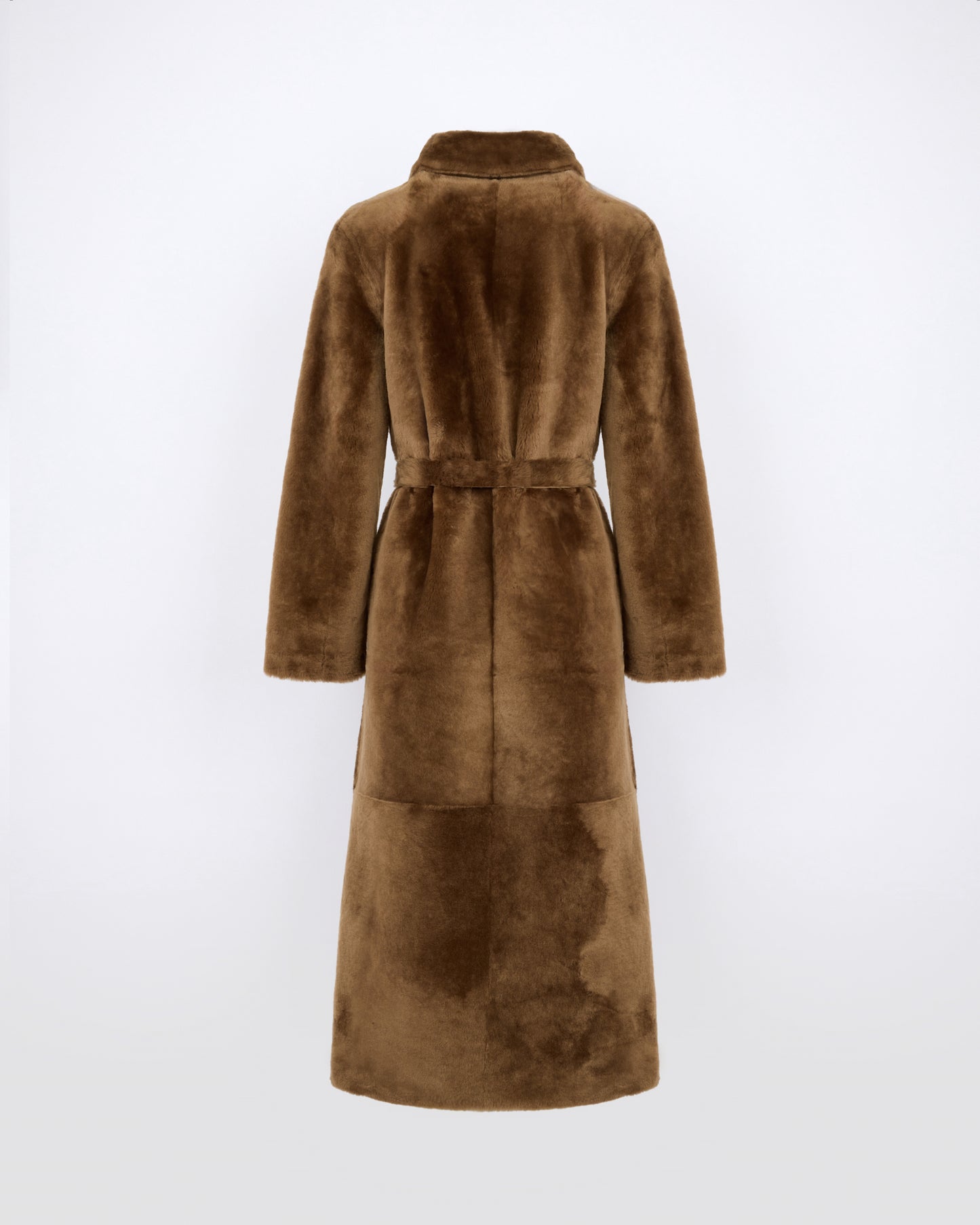 Long reversible lambskin shearling coat - Yves Salomon - New Fall/Winter Collection