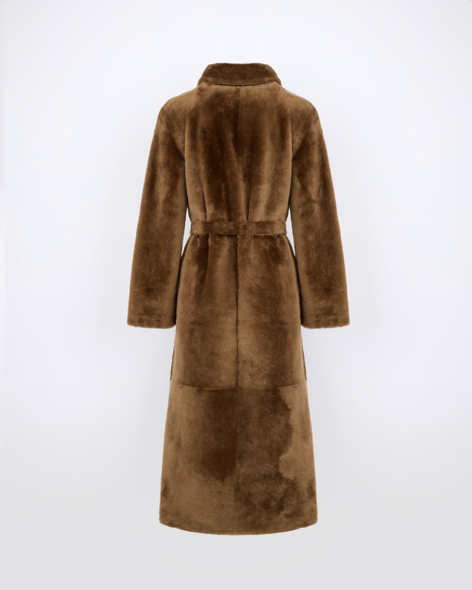 Long reversible lambskin shearling coat - Yves Salomon - New Fall/Winter Collection
