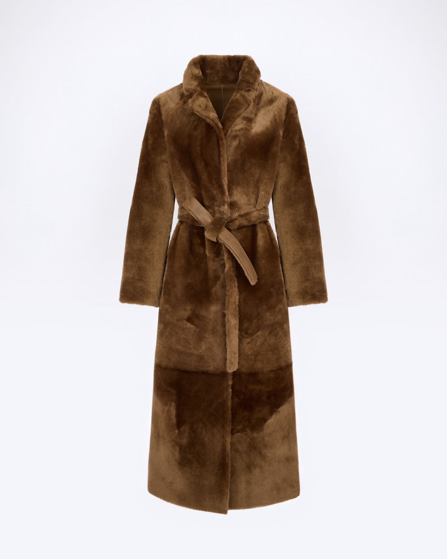 Long reversible lambskin shearling coat - Yves Salomon - New Fall/Winter Collection