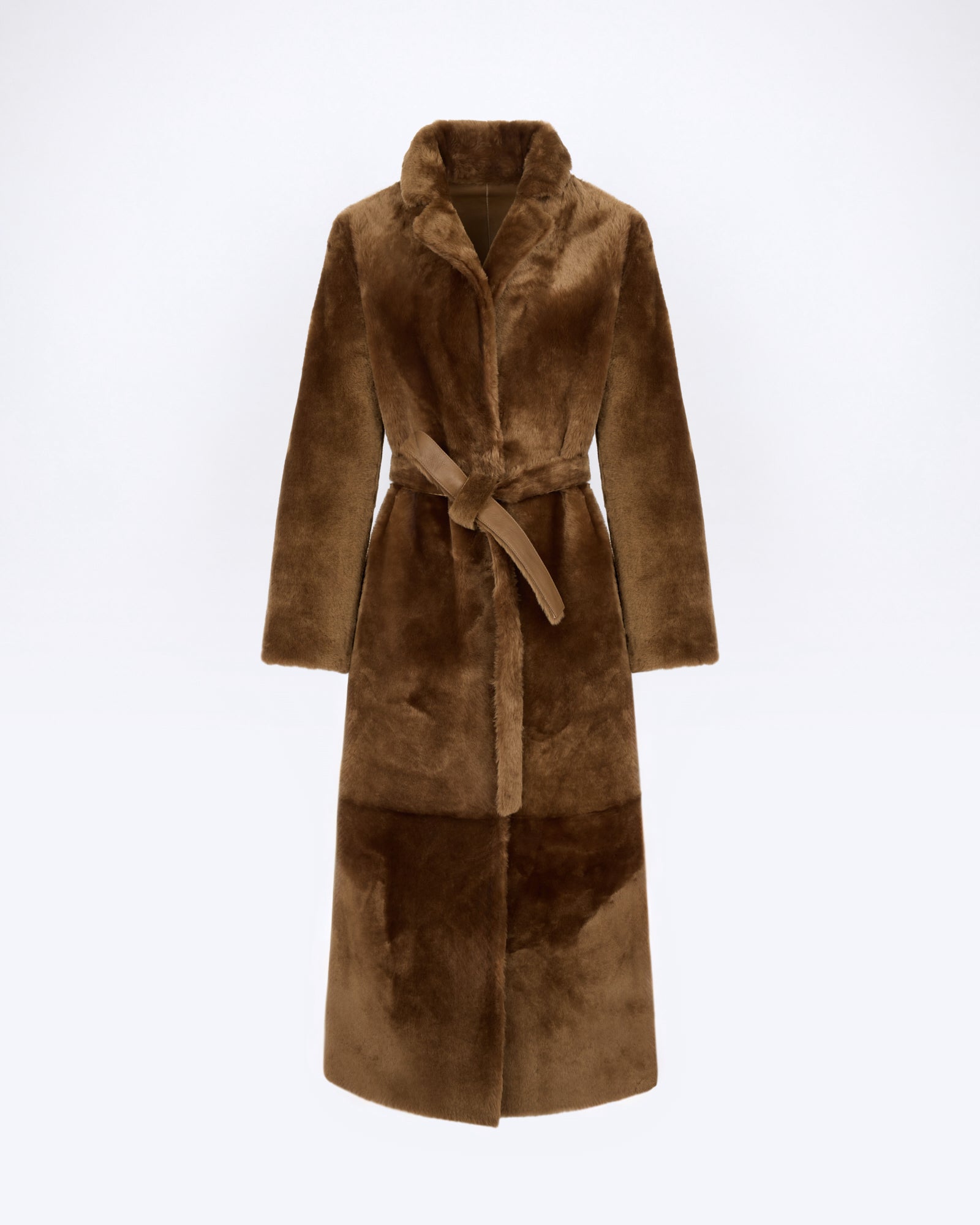 Long reversible lambskin shearling coat - Yves Salomon - New Fall/Winter Collection