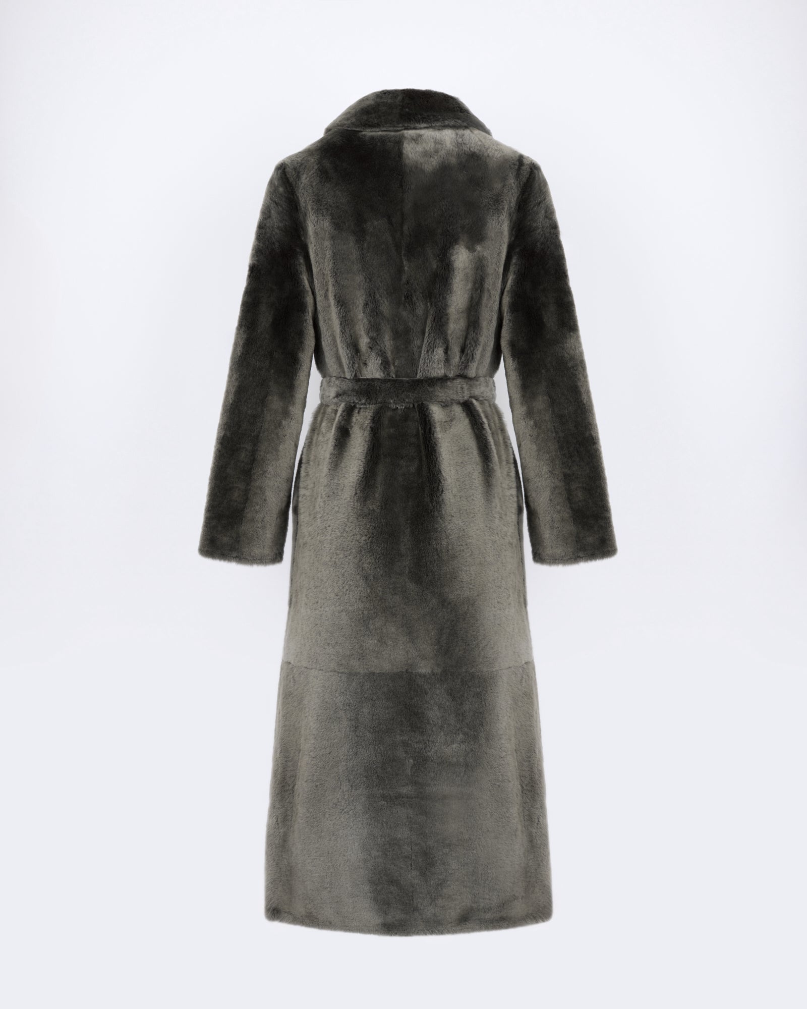 Long reversible lambskin shearling coat - Yves Salomon - New Fall/Winter Collection