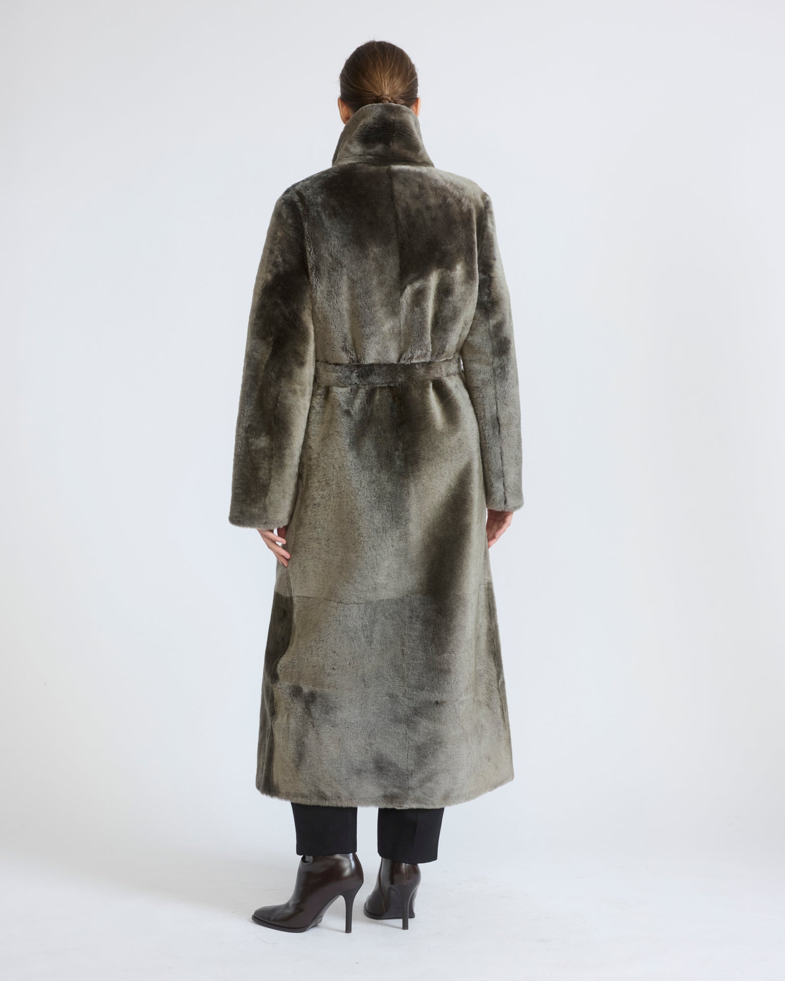 Long reversible lambskin shearling coat - Yves Salomon - New Fall/Winter Collection