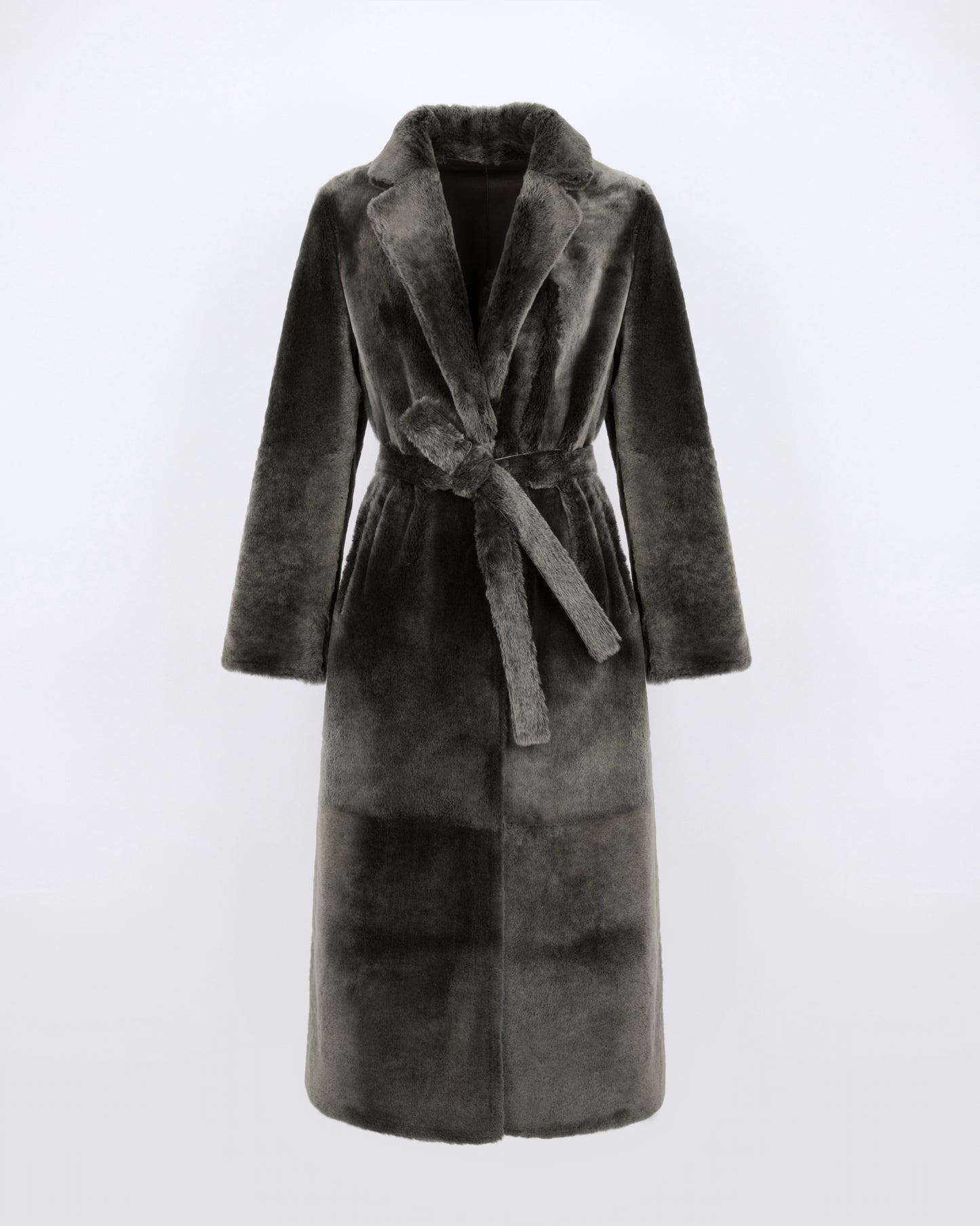 Long reversible lambskin shearling coat - Yves Salomon - New Fall/Winter Collection
