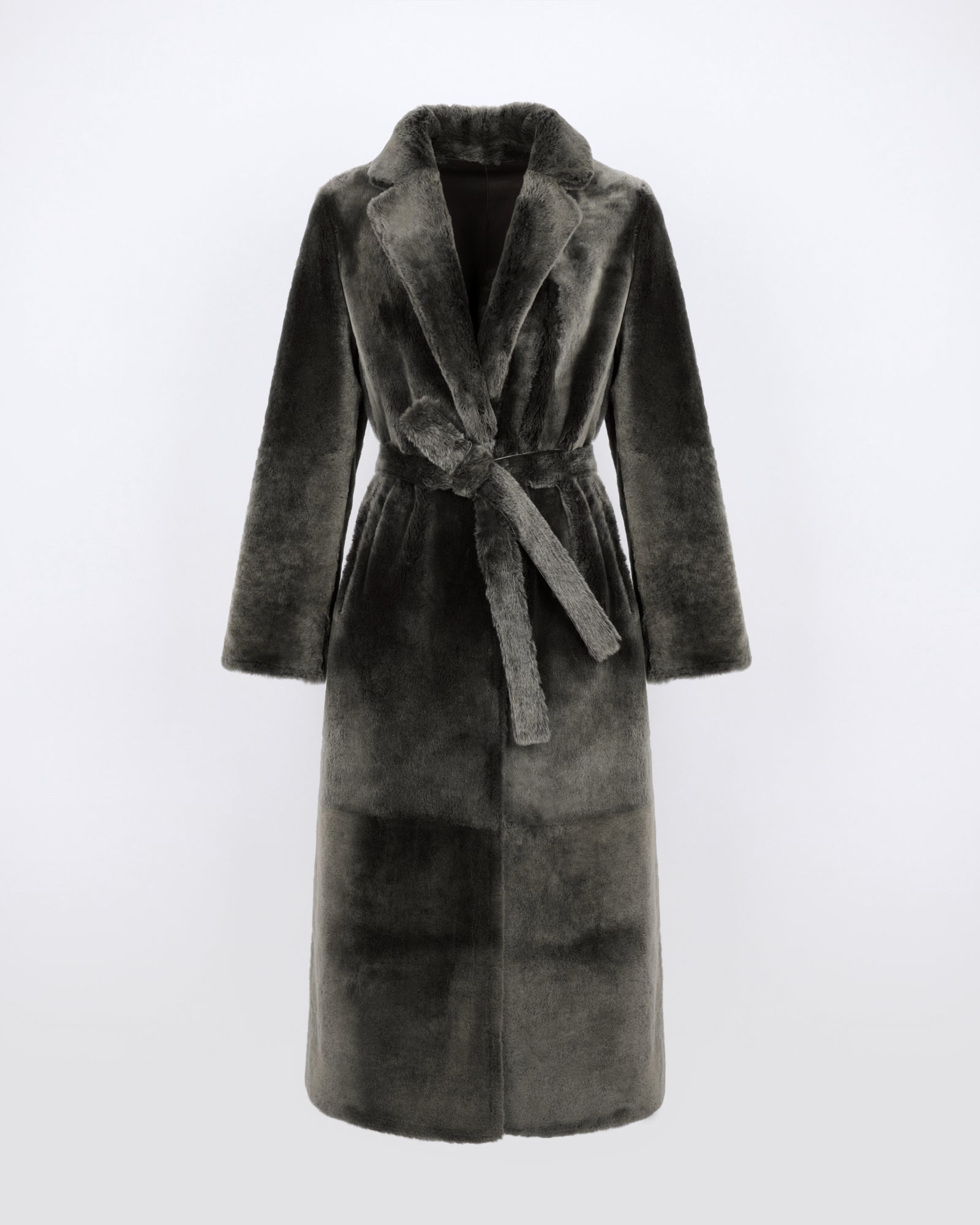 Long reversible lambskin shearling coat - Yves Salomon - New Fall/Winter Collection