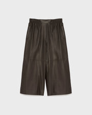 Culottes in fine lambskin leather