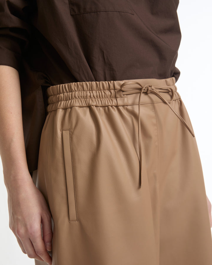 Culottes in fine lamb leather