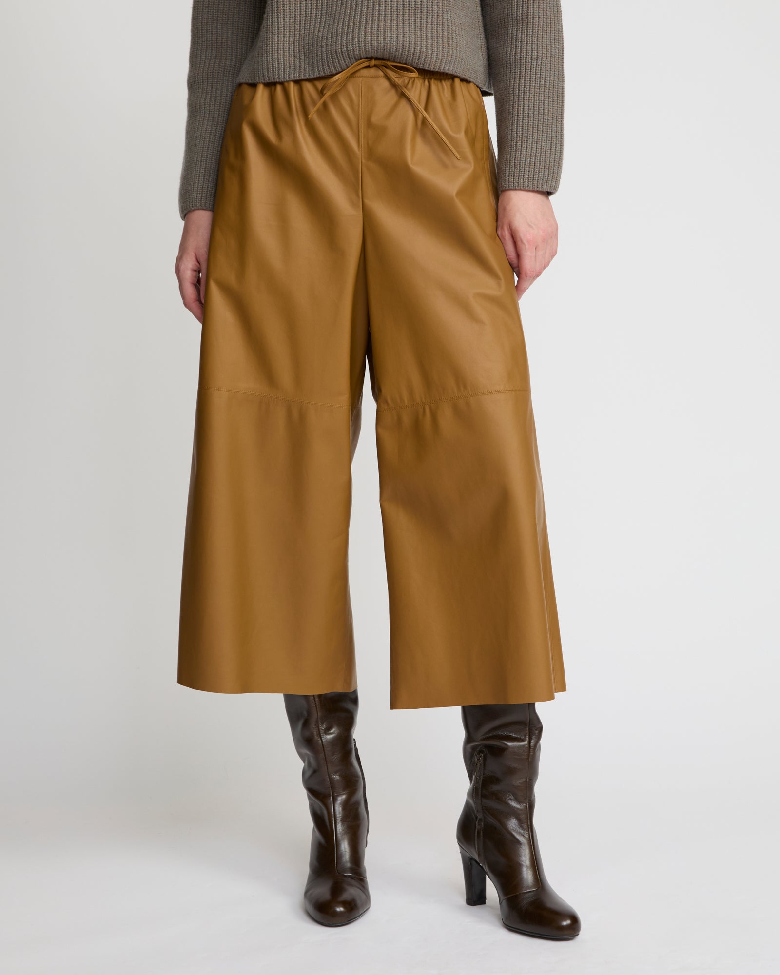 Culottes in fine lamb leather - Yves Salomon