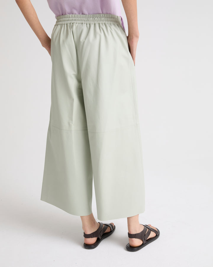 Culottes in fine lamb leather