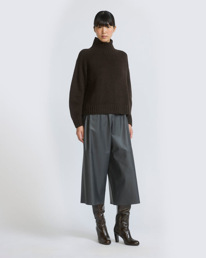 Culottes in fine lamb leather - Yves Salomon - New Fall/Winter Collection