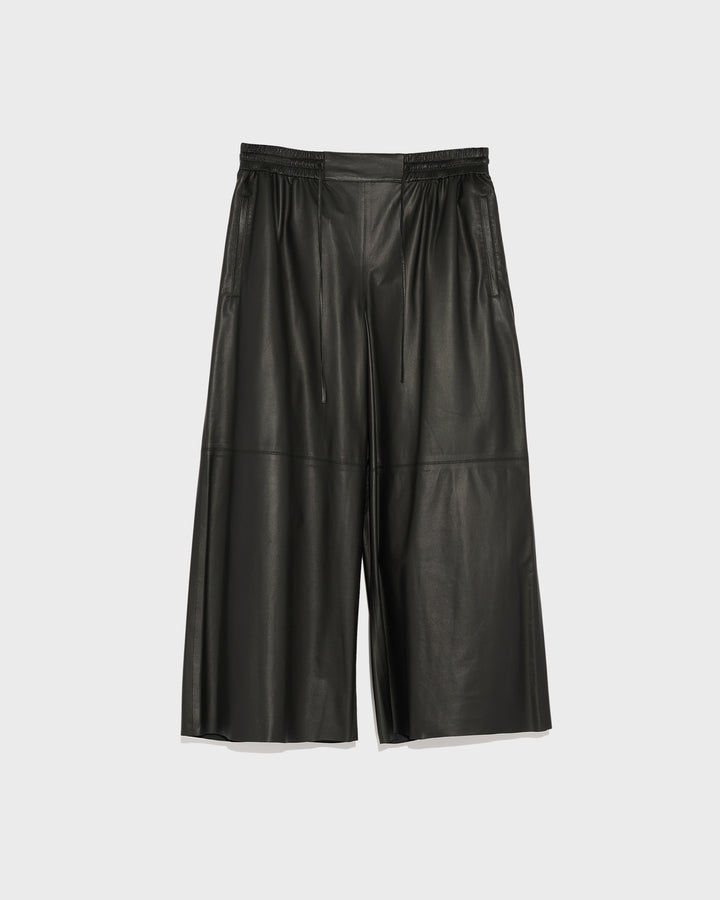 Culottes in fine lamb leather