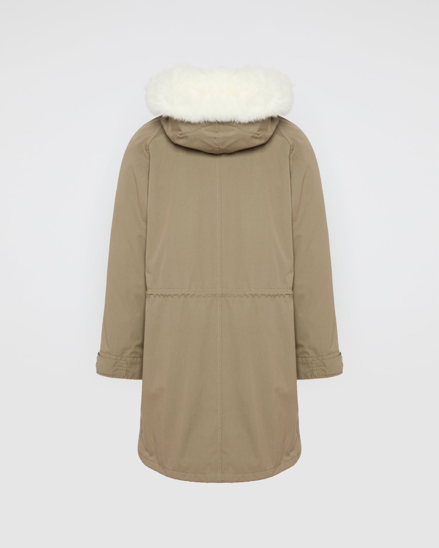 Iconic cotton blend and rabbit fur parka -Yves Salomon