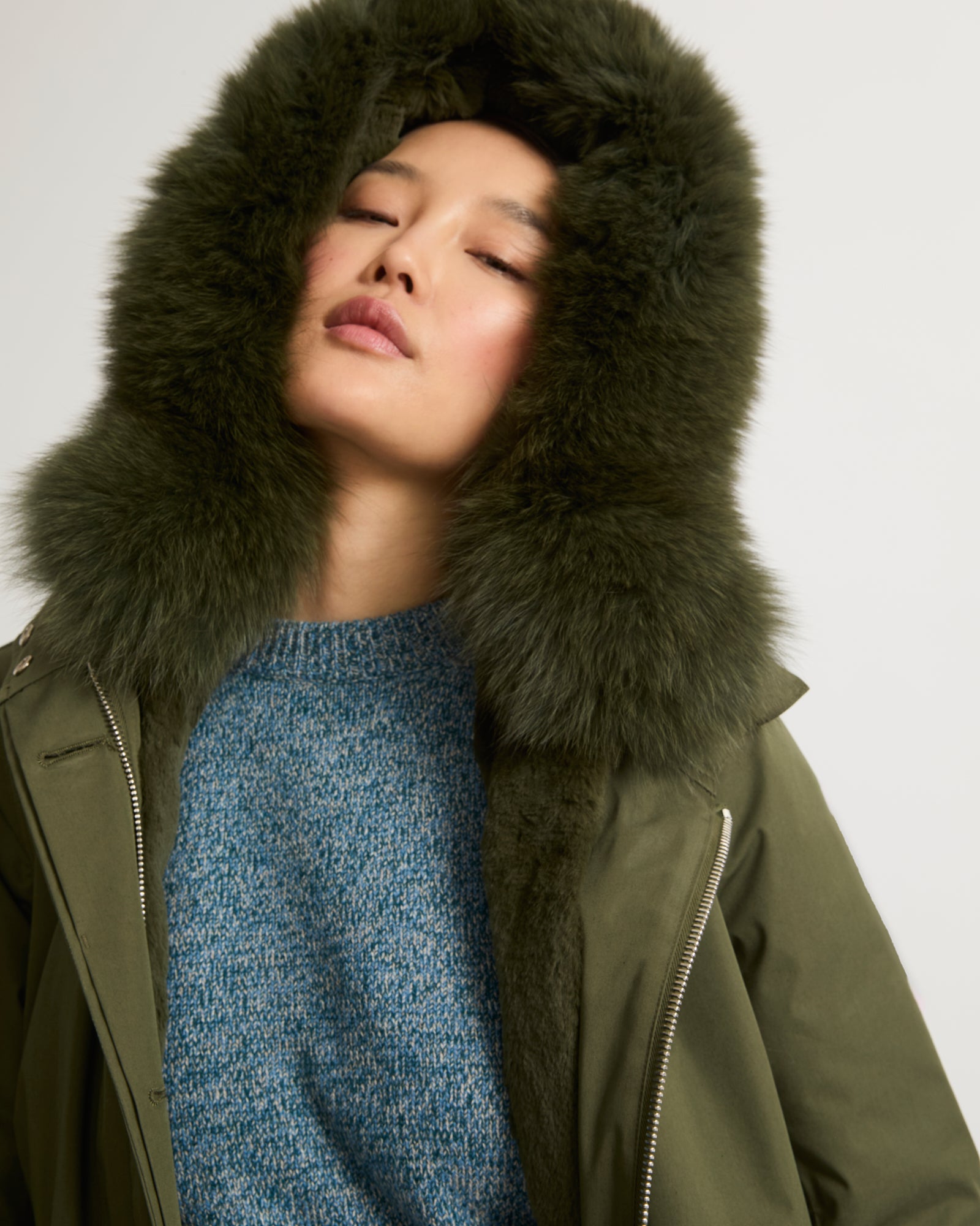 Fur lined parkas women's online