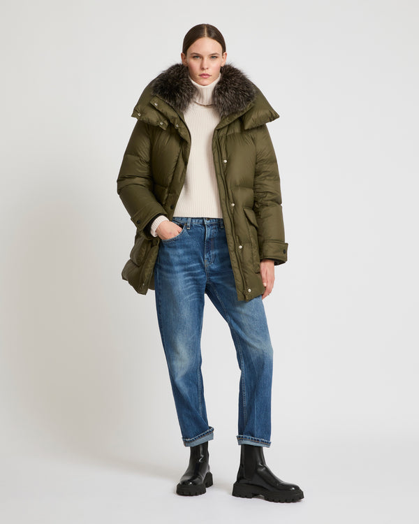 Flattering down coats best sale