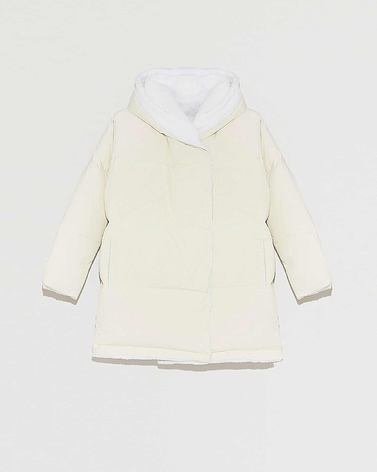 Winter sale & boxing day Yves Salomon -Reversible rabbit down jacket