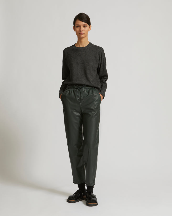 Balck Friday 2025 - Yves Salomon - Lamb leather joggers