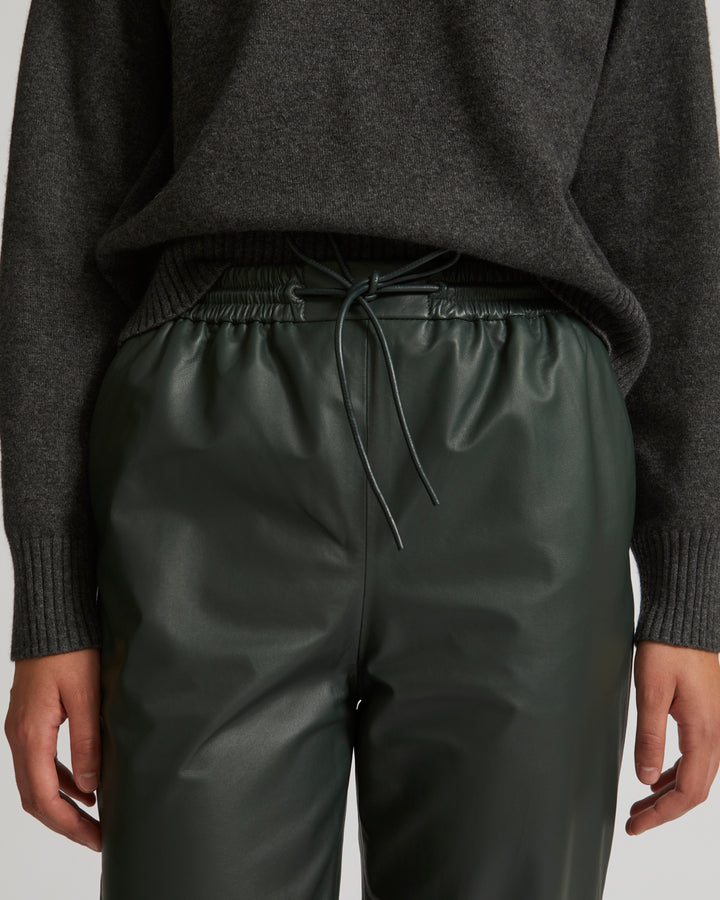 Balck Friday 2025 - Yves Salomon - Lamb leather joggers