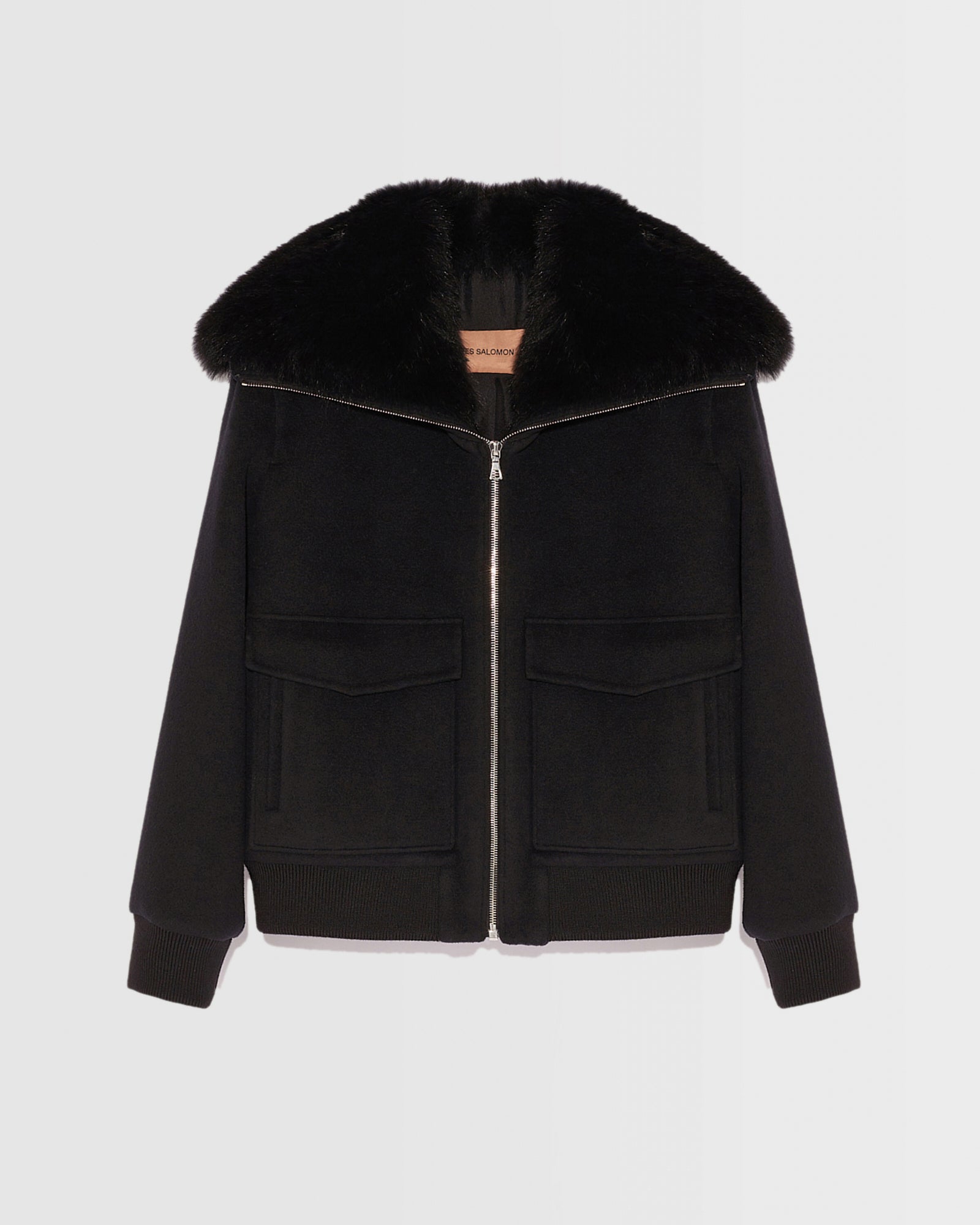 ブルゾン AVANDRESS Modern Wool Collar Jacket BLACK MUSINSA | AVANDRESS Modern Wool Collar Jacket BLACK
