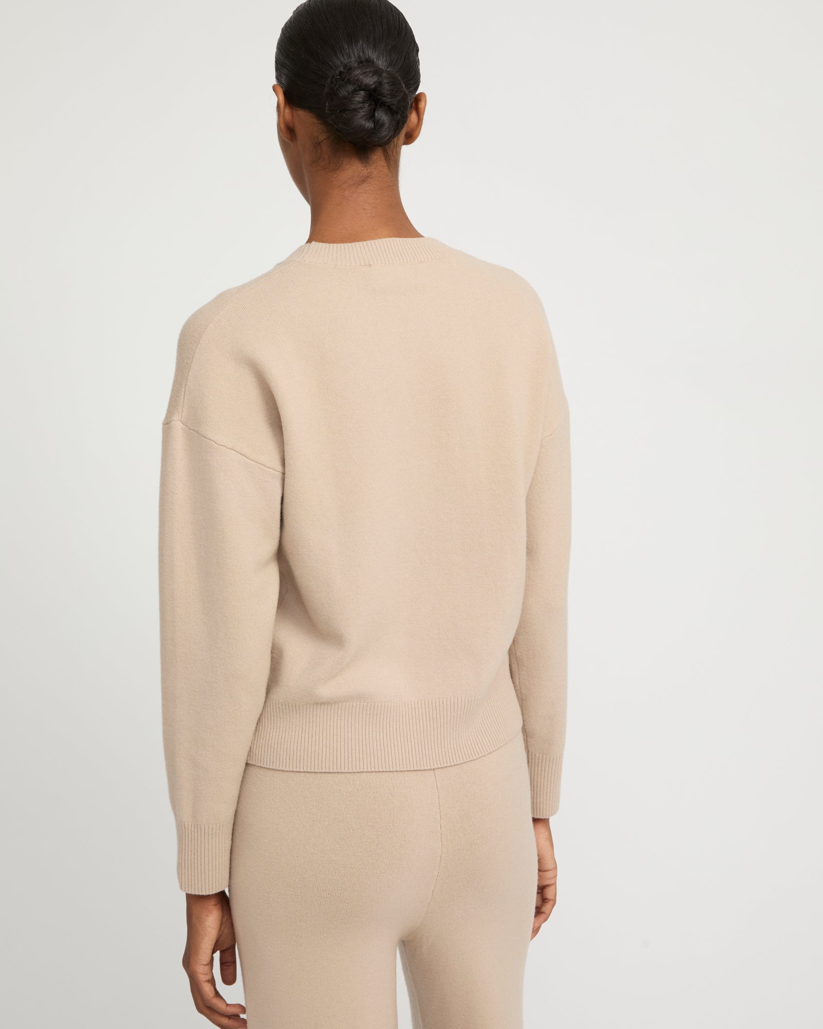 Merino knit jumper - Yves Salomon