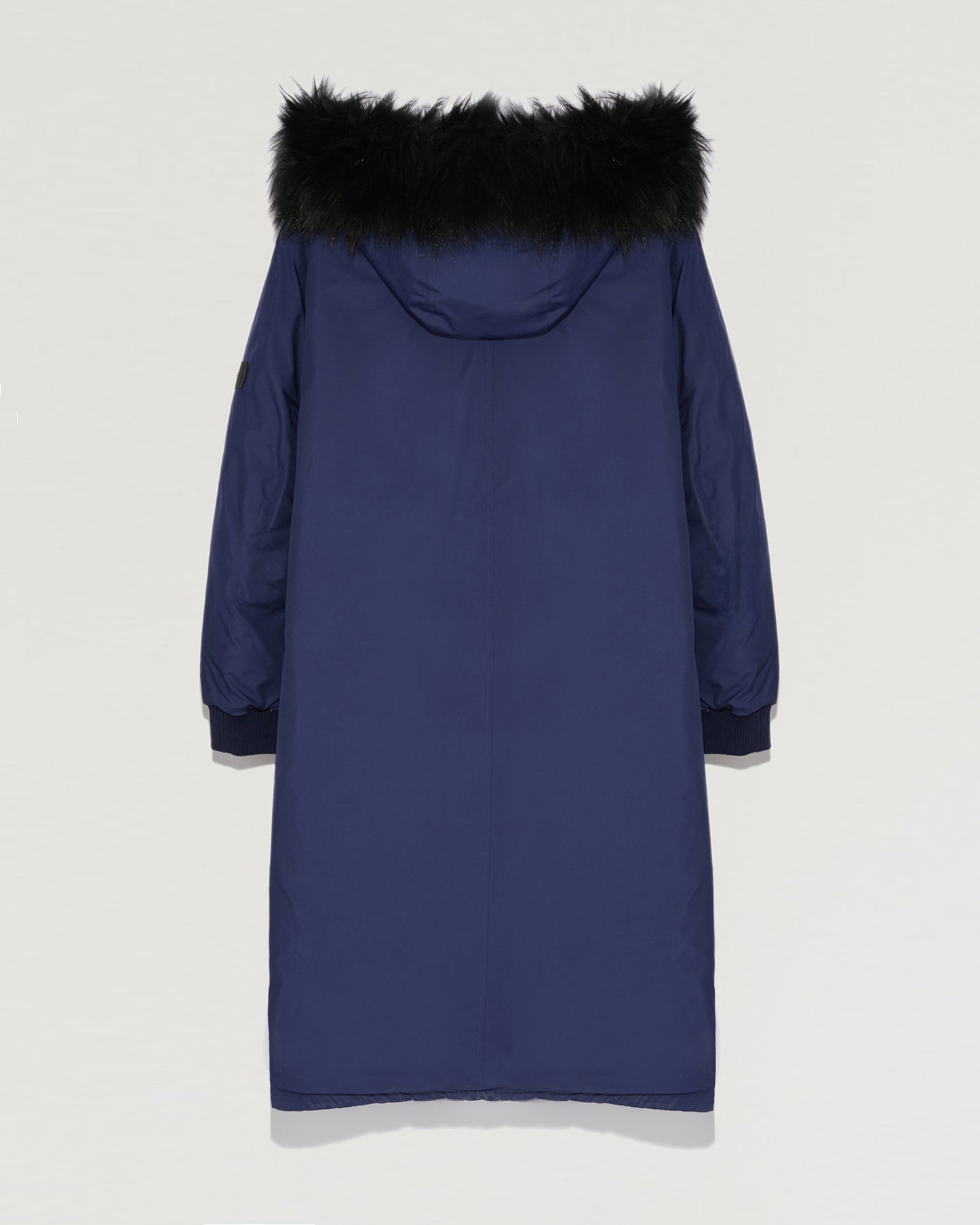 Winter sale & boxing day Yves Salomon -Long hooded down jacket with marmot fur