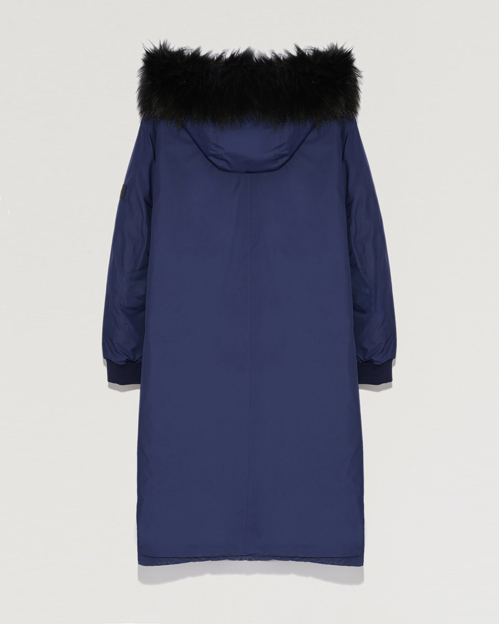 Winter sale & boxing day Yves Salomon -Long hooded down jacket with marmot fur