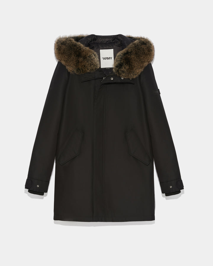 Balck Friday 2025 - Yves Salomon - Hooded parka with fox fur