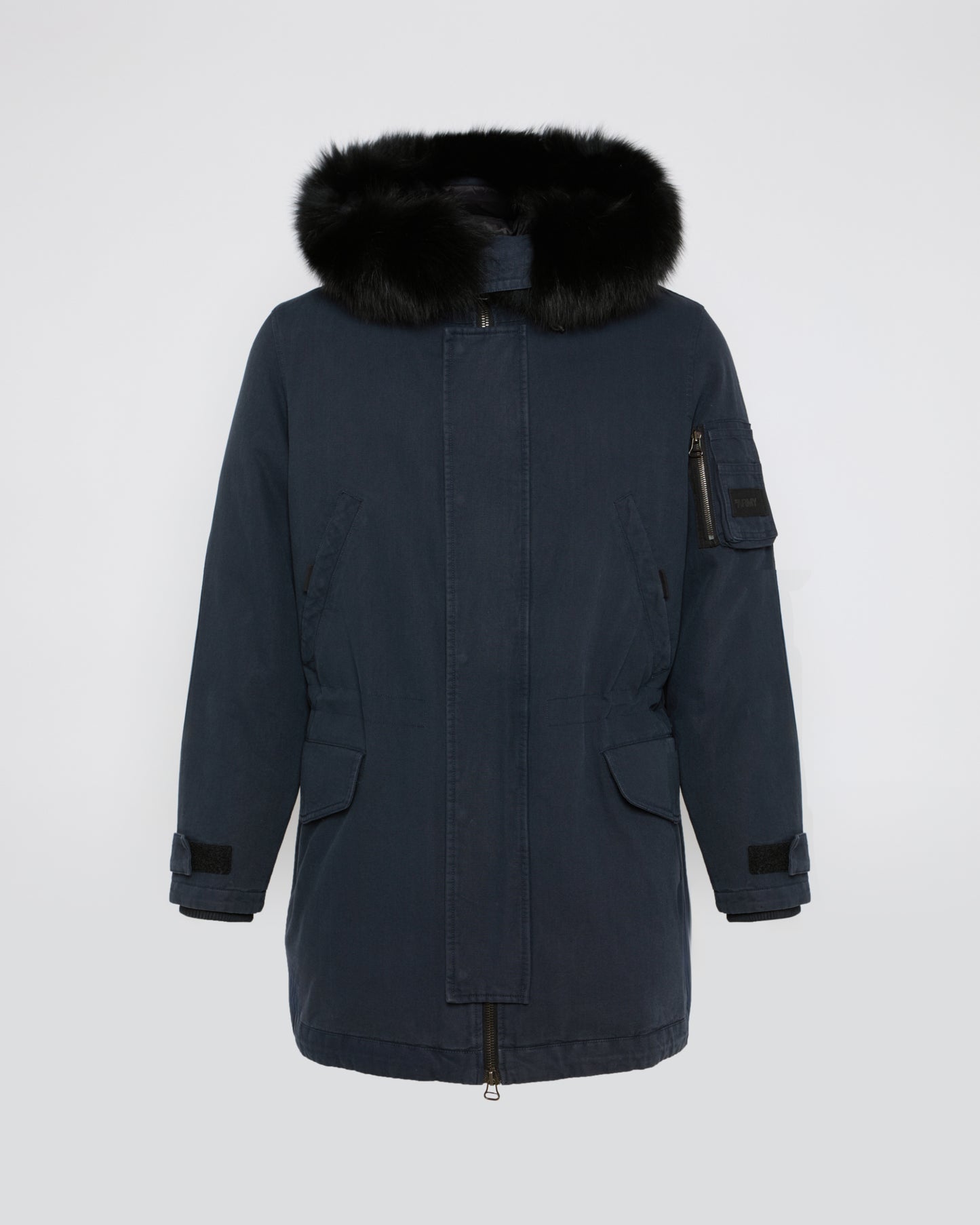Balck Friday 2025 - Yves Salomon - Short hooded parka with fox fur
