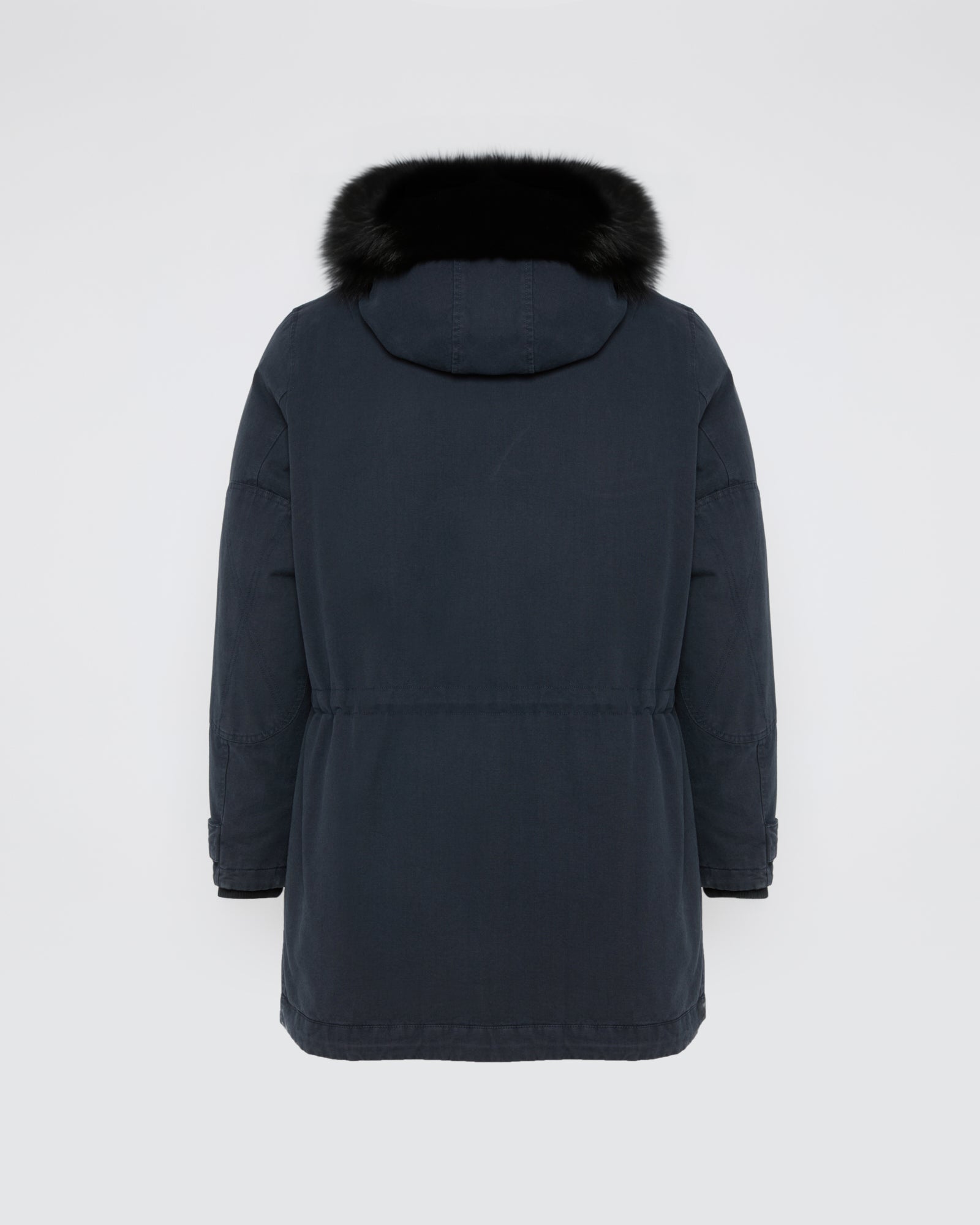 Balck Friday 2025 - Yves Salomon - Short hooded parka with fox fur