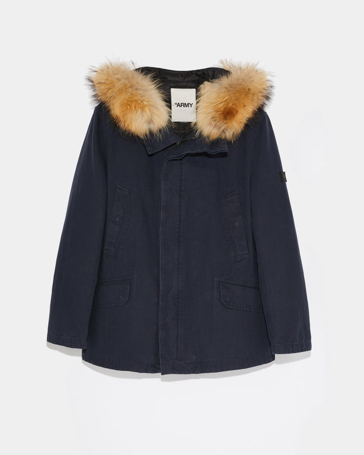 Balck Friday 2025 - Yves Salomon - Short Parka with raccoon trim