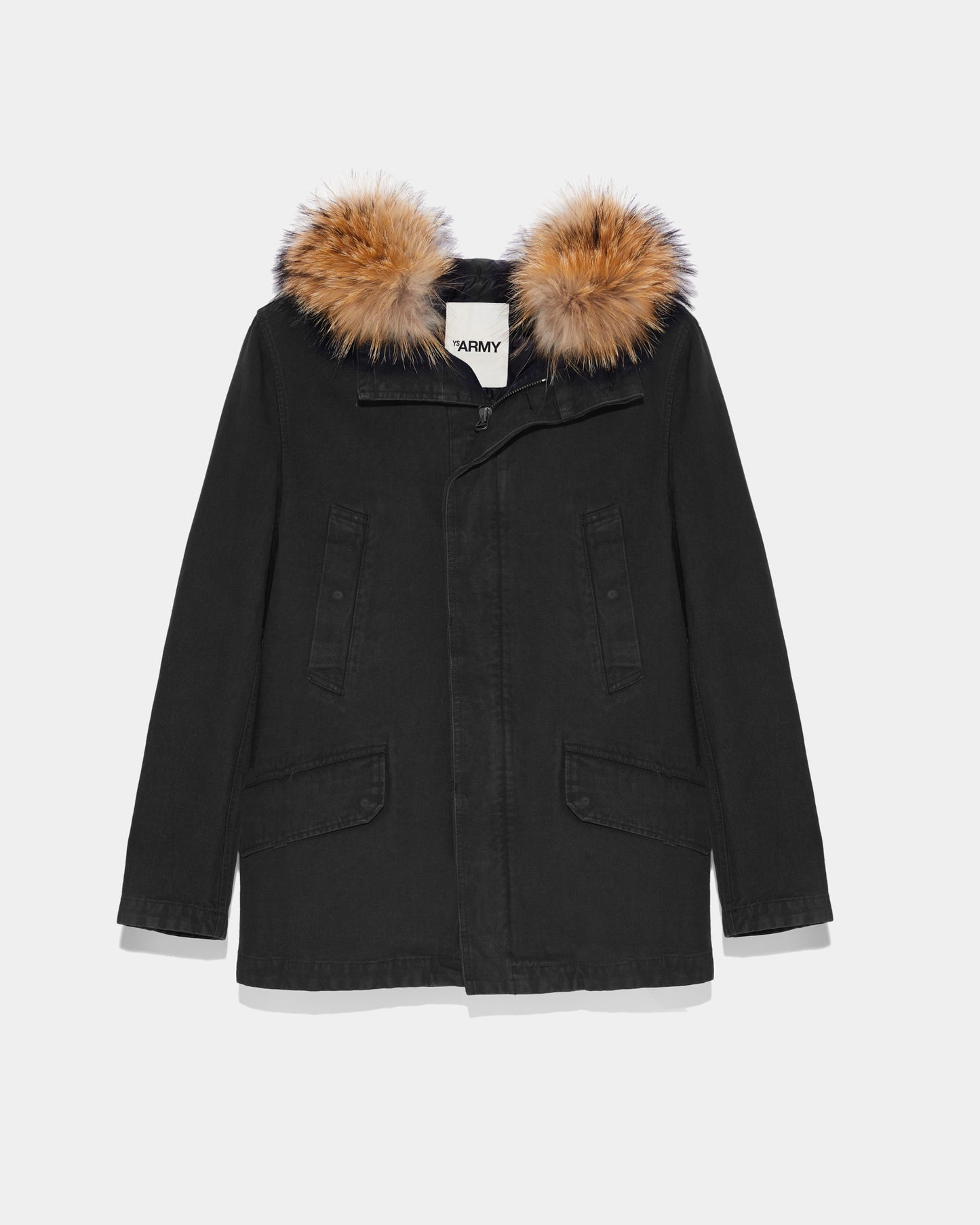 Balck Friday 2025 - Yves Salomon - Short Parka with raccoon trim