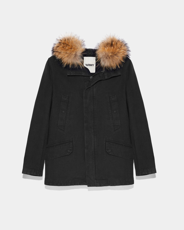 Balck Friday 2025 - Yves Salomon - Short Parka with raccoon trim