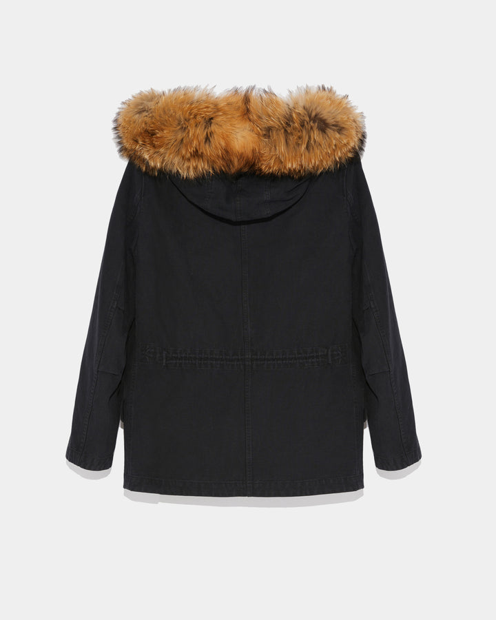 Balck Friday 2025 - Yves Salomon - Short Parka with raccoon trim