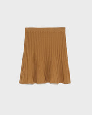 Short pleated Knit skirt
