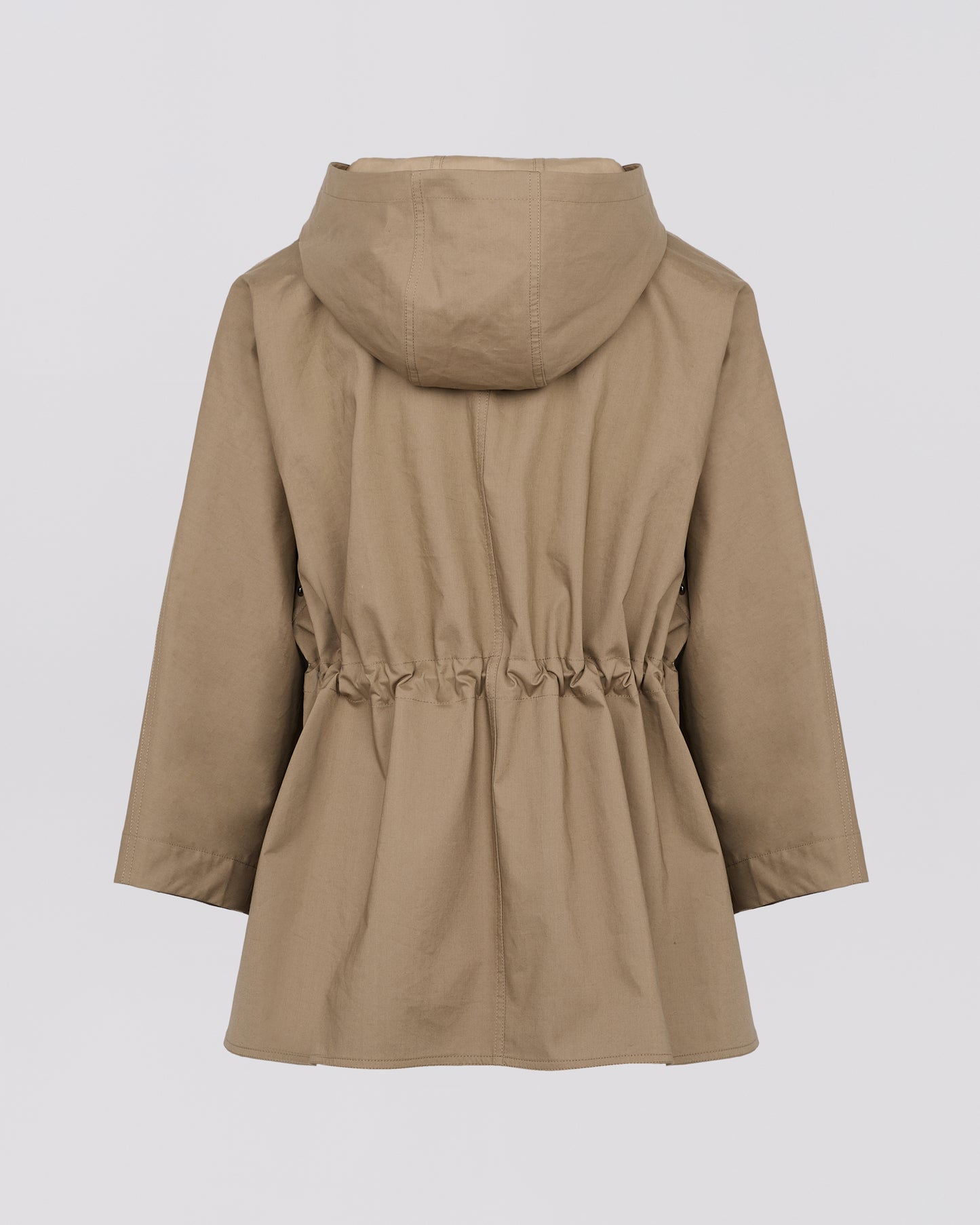 Short double-sided cotton cape