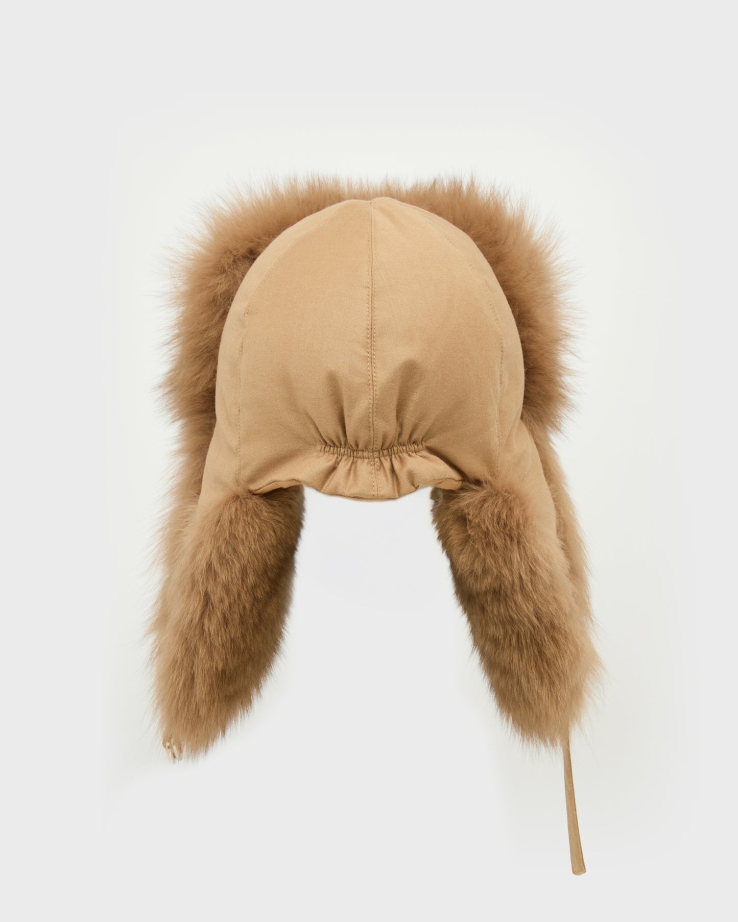 Loro Piana Flannel and fox fur ushanka -Yves Salomon