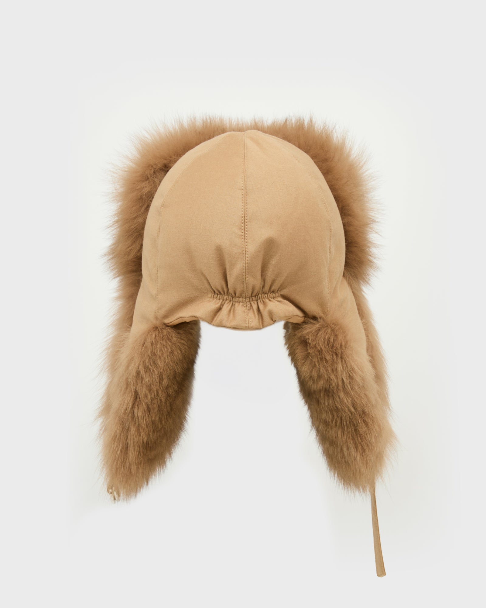 Loro Piana Flannel and fox fur ushanka -Yves Salomon