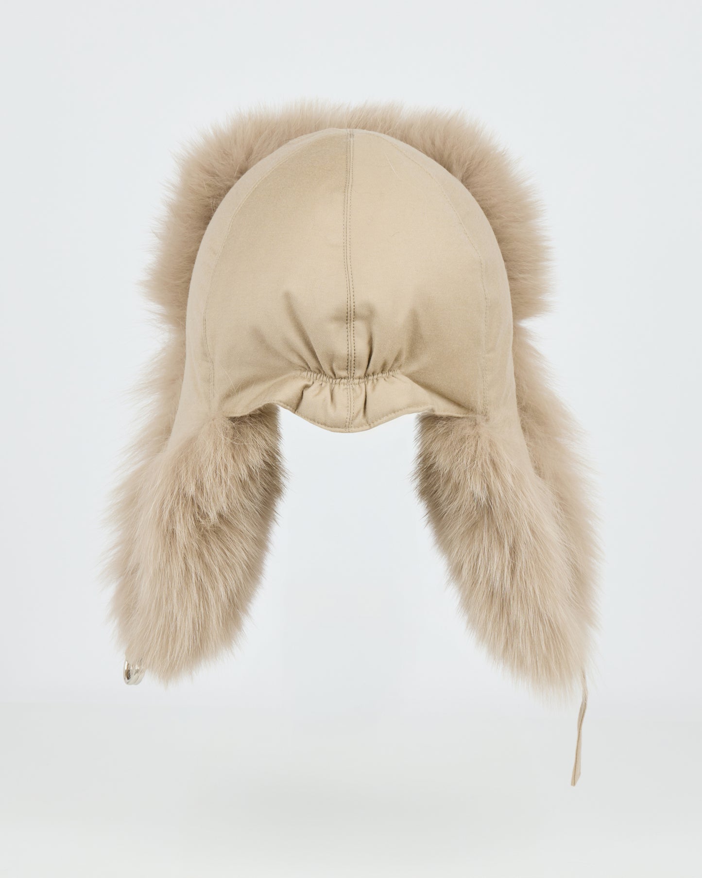 Loro Piana Flannel and fox fur ushanka - New Fall/Winter Collection