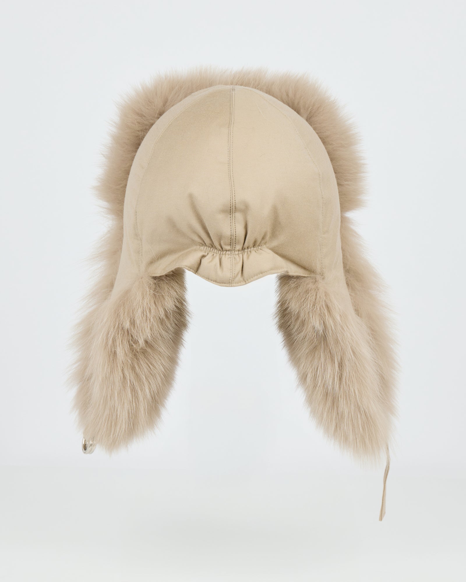 Loro Piana Flannel and fox fur ushanka - New Fall/Winter Collection