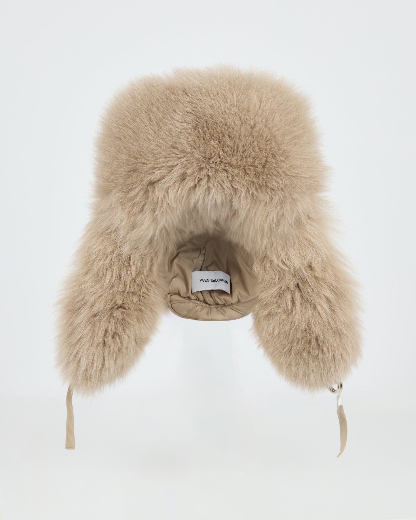 Loro Piana Flannel and fox fur ushanka - New Fall/Winter Collection